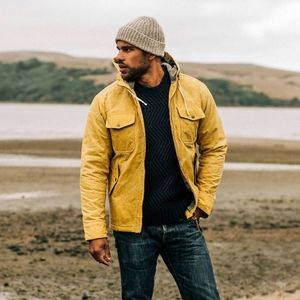 The Winslow Parkain Mustard Waxed Canvas